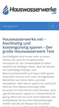 Mobile Screenshot of hauswasserwerke.net