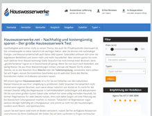 Tablet Screenshot of hauswasserwerke.net